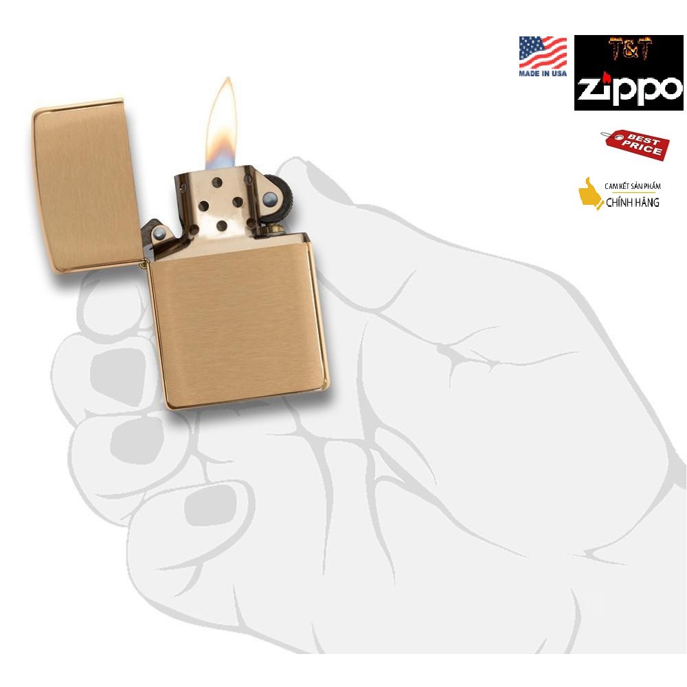 Zippo Armor đồng nhám