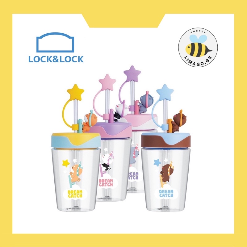 Ly Nước Nhựa  Lock&Lock Dream Catcher Tritan Bottle 520ml ABF779 - Hàng Chính Hãng