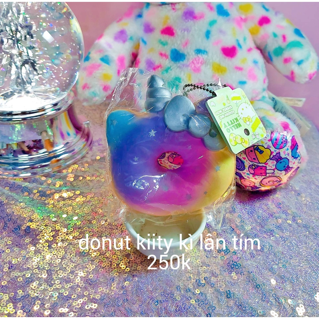 Bé squishy donut kitty nhật chính hãng sanrio