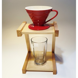 Giá đỡ phễu pha cà phê bằng gỗ handmade