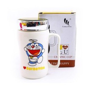Ly sứ giữ nhiệt có nắp soi gương đẹp