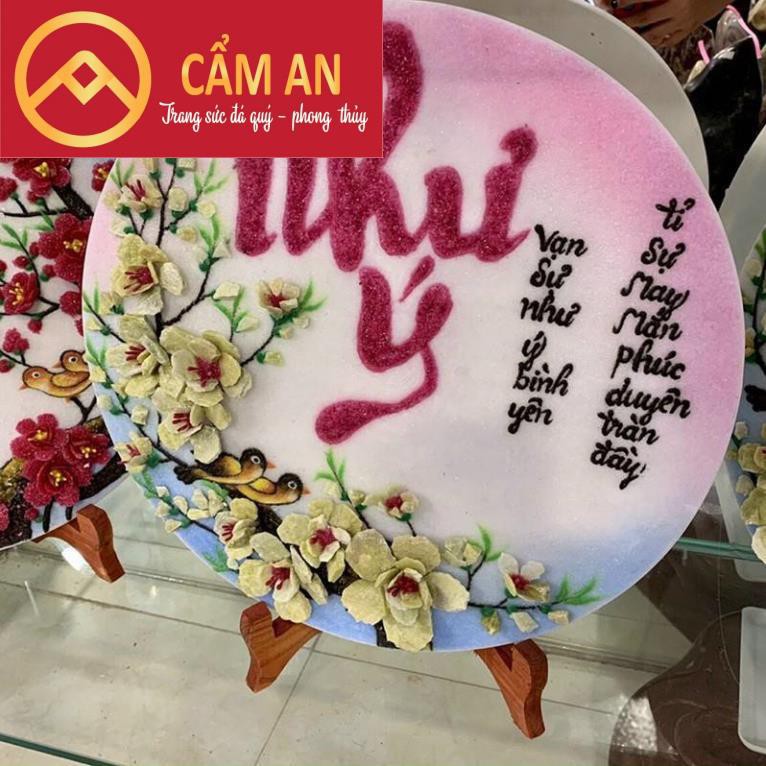TRANH ĐĨA ĐÁ TỰ NHIÊN TRƯNG BÀY PHÒNG KHÁCH, BÀN LÀM VIỆC
