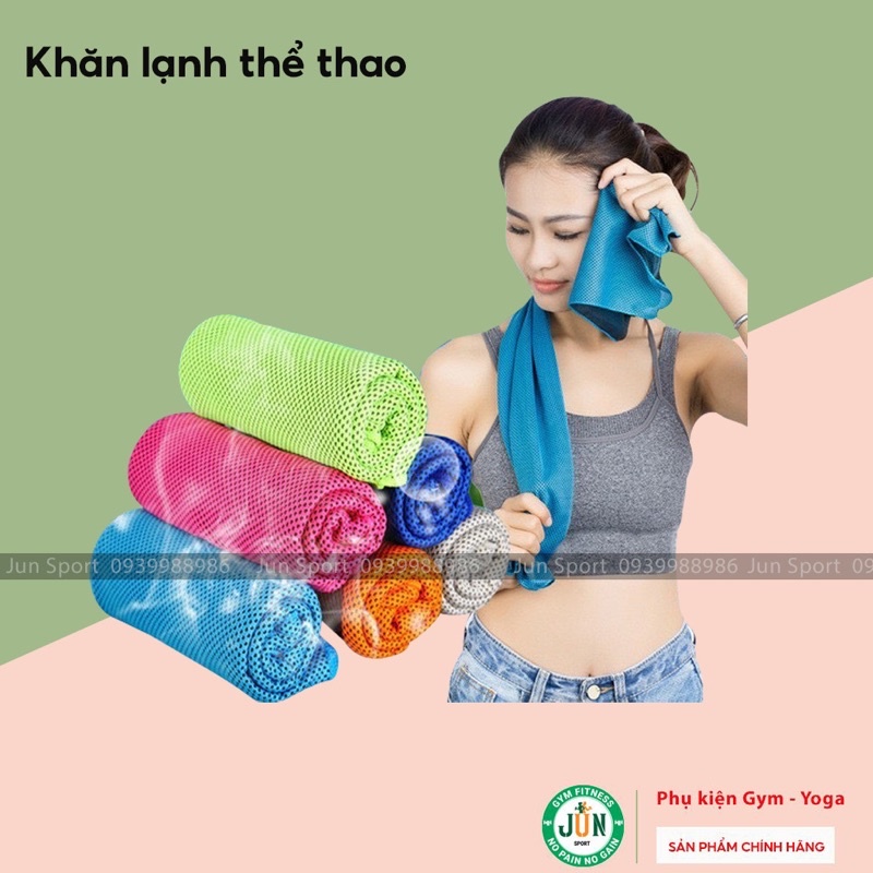 Khăn Lạnh Thể Thao Đa Năng Jun Sport Khăn Tập gym thấm hút mồ hôi, Mát lạnh