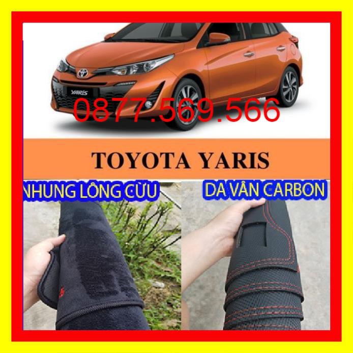 THẢM CHỐNG NÓNG TAPLO TOYOTA YARIS 3 LỚP 2021-2020-2019-2018-2017-2010-NHUNG LÔNG CỪU-DA VÂN CARBON-NHUNG LÔNG CỪU