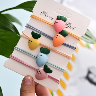 Buộc Tóc Hình Củ Cà Rốt Dễ Thương Cho Nữ