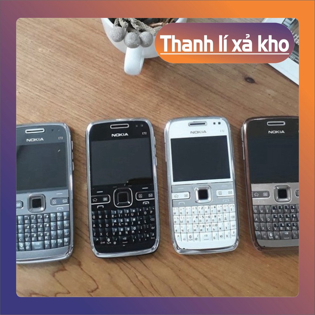 XẢ KHO HANG  Điện Thoại Nokia E72 Wifi 3G Bảo Hành 12 Tháng Chơi Game online XẢ KHO HANG