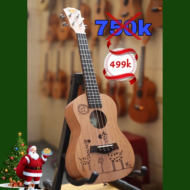 Đàn Ukulele Concert Tenor BWS 23inch - (tặng đủ phụ kiệm+ gồm cả bao đựng )