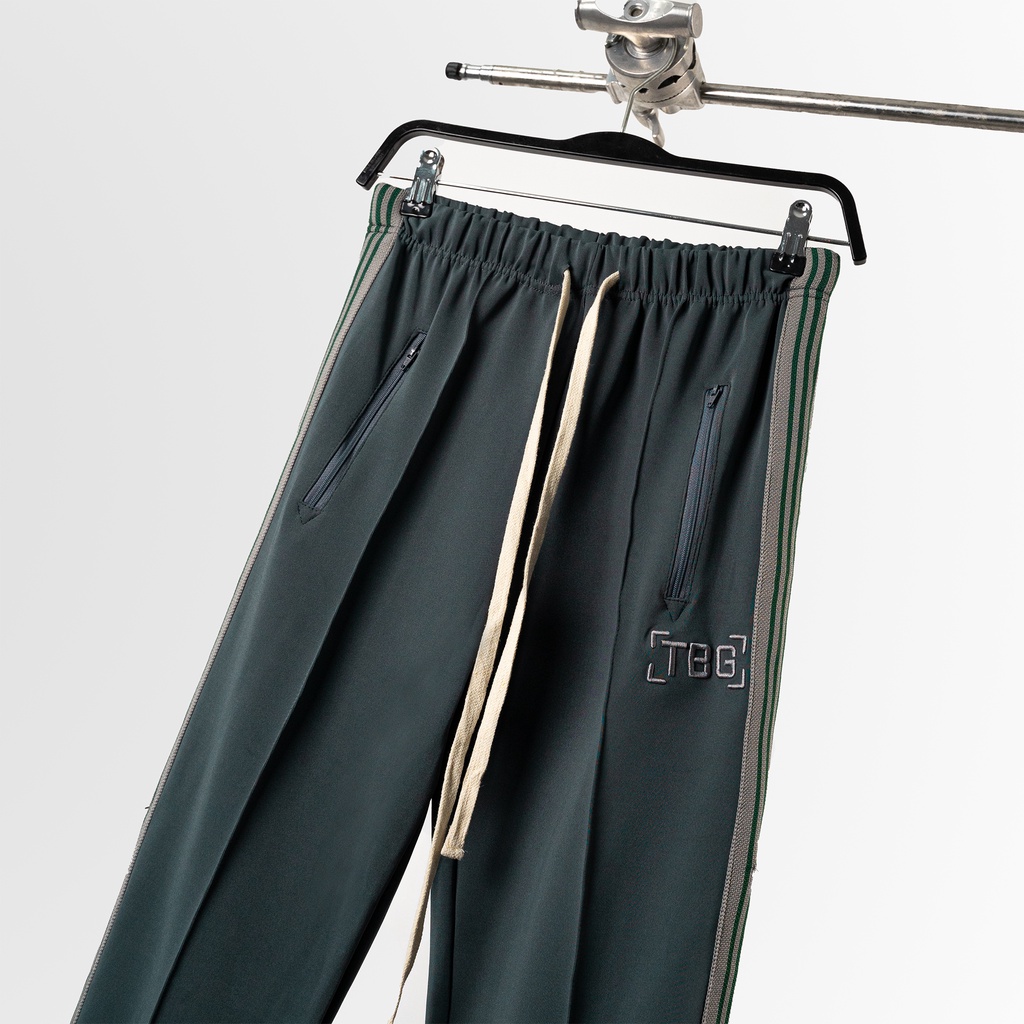 Quần dài The Bad God Green Striped pants