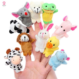 Set 10 con rối ngón tay hình động vật cho bé