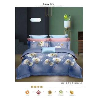 Bộ chăn drap cotton lụa tencel cao cấp hàng nhặp khẩu