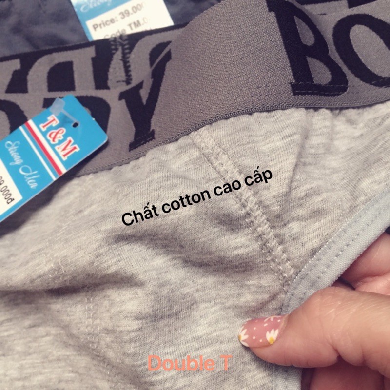 Quần sịp nam lưng bản VNXK cotton cao cấp