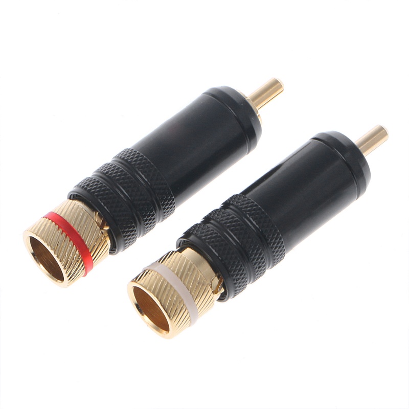 Set 4 Phích Cắm RCA Mạ Vàng WBT-0144