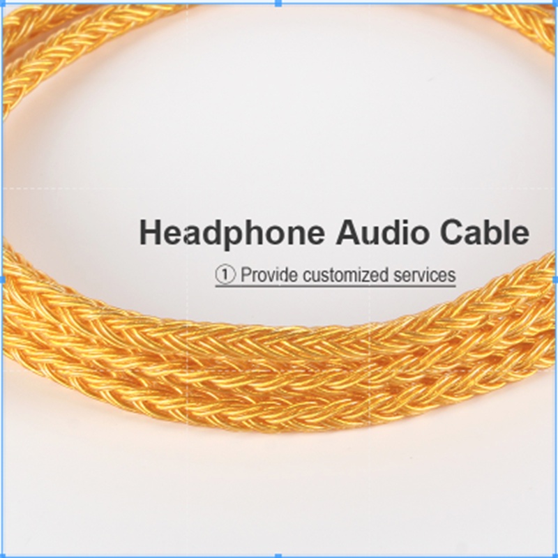 Dây Cáp Tai Nghe Mạ Đồng 16 Lõi MMCX/0.78mm 2Pin/QDC/TFZ