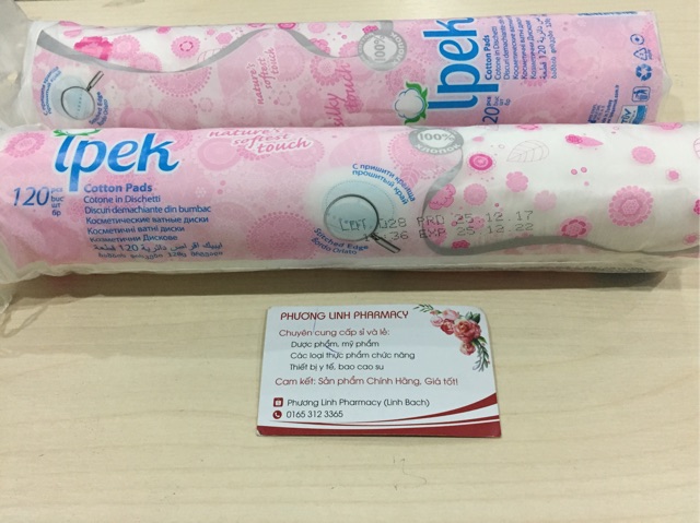 Bông tẩy trang Ipek 120 miếng( Chính Hãng) | BigBuy360 - bigbuy360.vn