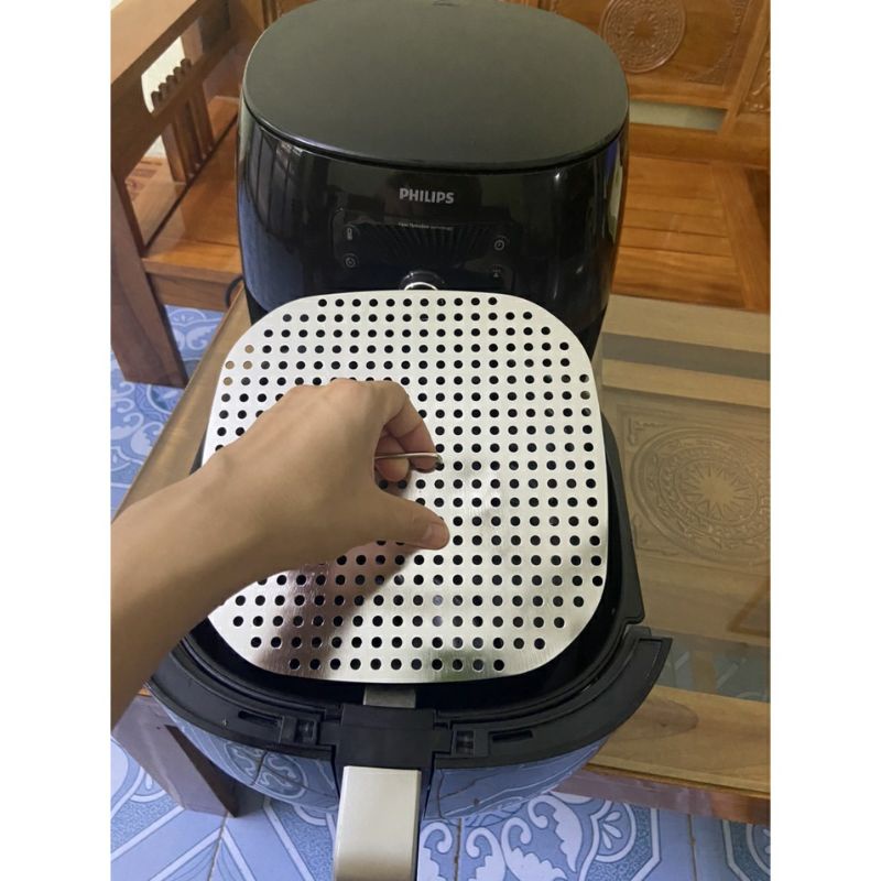 VỈ CHIÊN CHỐNG DÍNH NỒI CHIÊN KHÔNG DẦU PHILIPS INOX 304