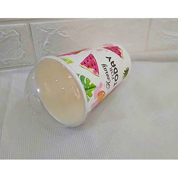 50 Ly Giấy 16oz - 450ml In Hình Hooray Có Nắp | Ly giấy cafe | Ly giấy 500ml | Ly giấy đựng cà phê