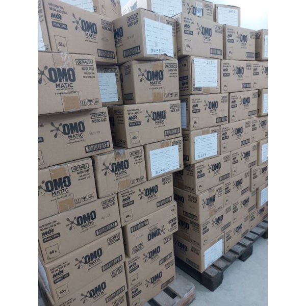 THÙNG 90 gói nước giặt omo gói 60g