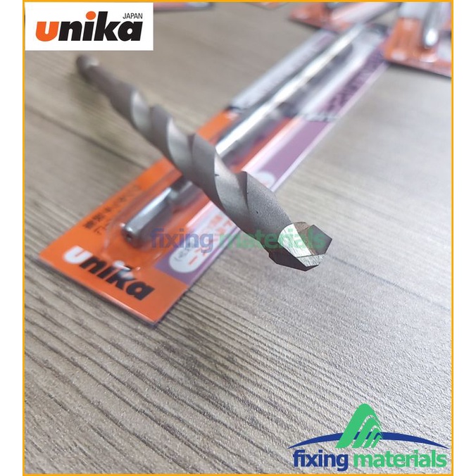 Mũi khoan tường Unika RJ (Chuôi lục giác 6.35mm, dùng cho máy khoan Pin, Hàng Nhật, SX tại VN)