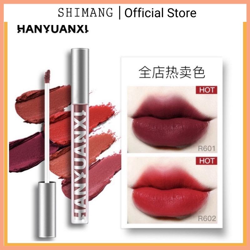 Son HEYXI nội địa trung Velvet Air Lip Glaze Matte HS3R6