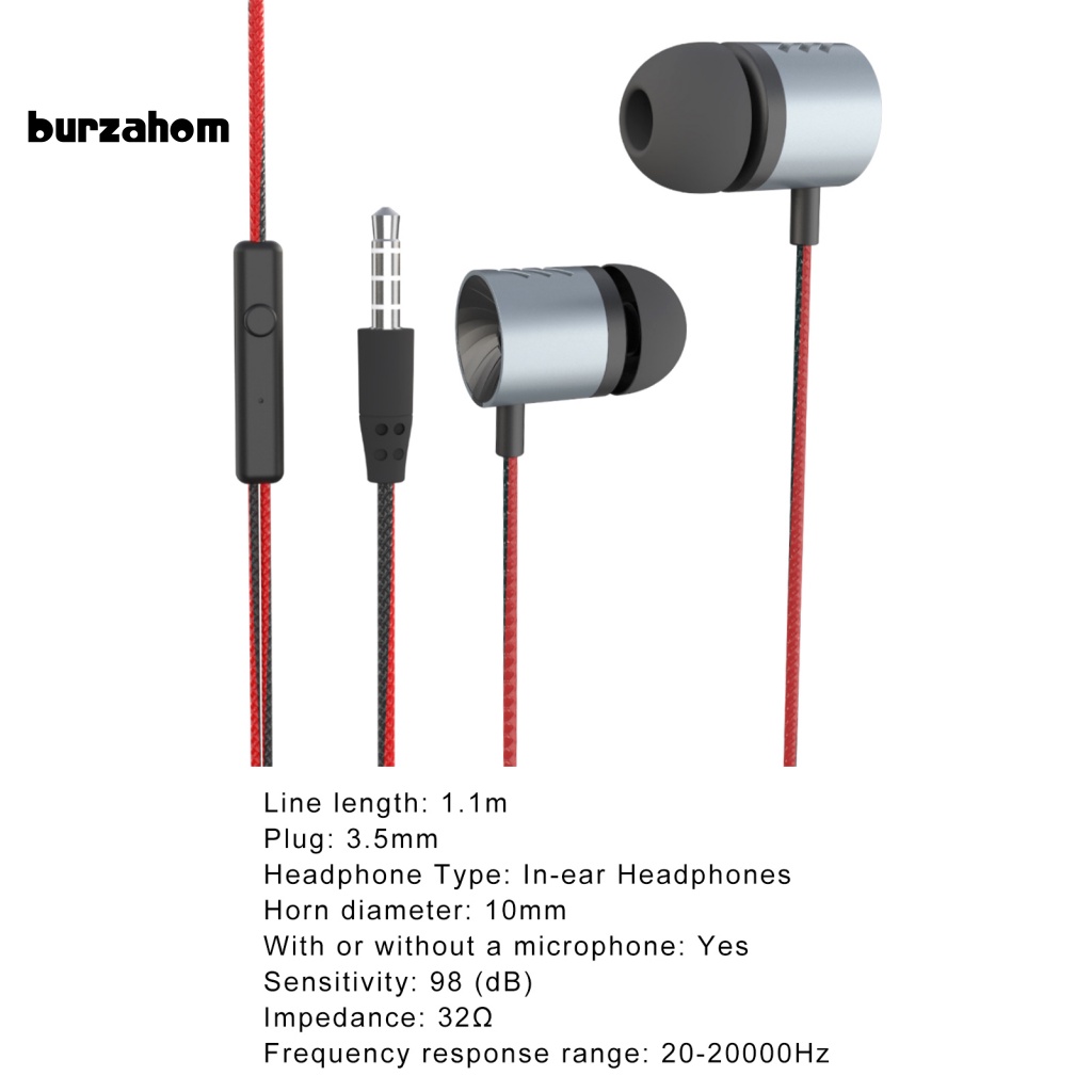 Tai Nghe Nhét Tai Jack 3.5mm Bass Trầm Thiết Kế Thể Thao Cao Cấp