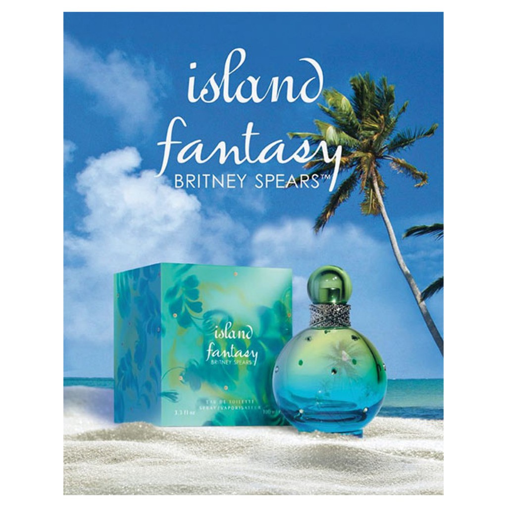 Nước hoa nữ authentic Britney Spears Island Fantasy eau de parfum for women 100ml (Mỹ)