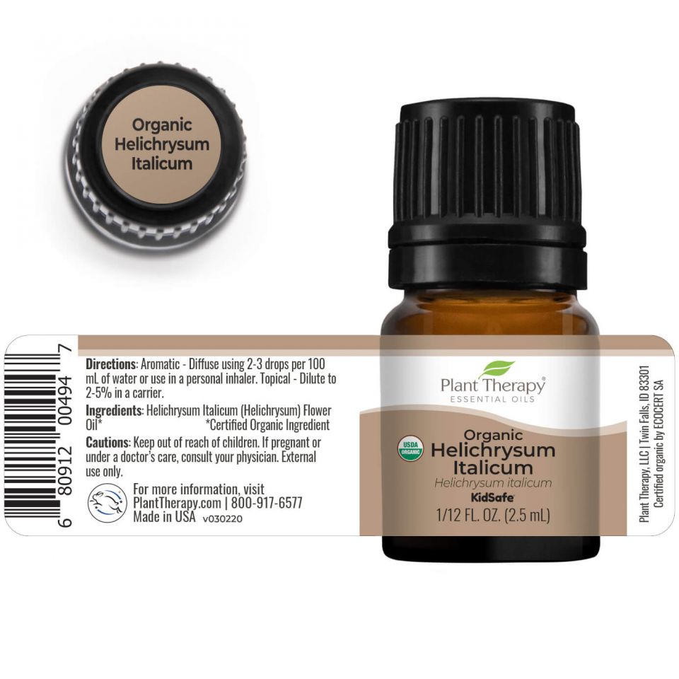 Plant Therapy - Tinh Dầu hữu cơ Cúc Bất Tử  - Organic Kidsafe essential oil