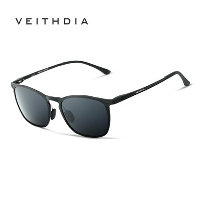 Phụ kiện thời trang VEITHDIA 6630 Nam Thời trang Trọng lượng nhẹ Full Frame Nhôm Magie đầy màu sắc Kính râm lái xe đánh cá phân cực
