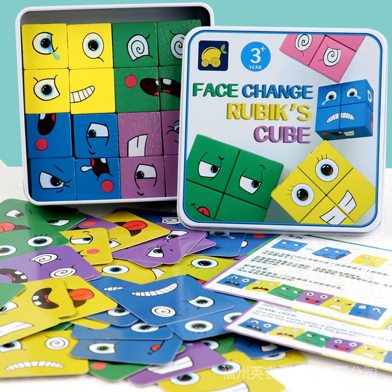 Đồ Chơi Khối Rubik Hình Học Vui Nhộn Theo Phương Pháp Montessori Giúp Rèn Luyện Tư Duy Logic SJHY0323 JP6
