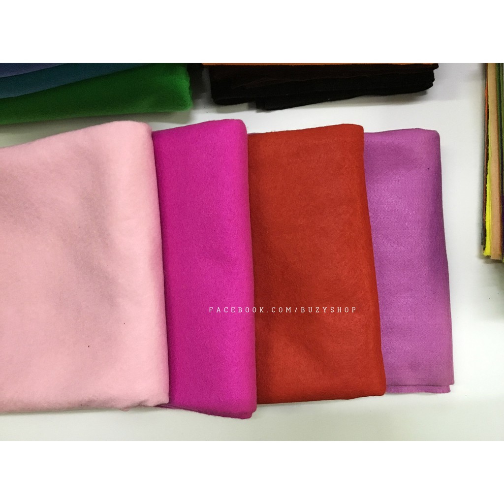 Vải nỉ mềm nguyên liệu thủ công, phụ liệu handmade may treo nôi]