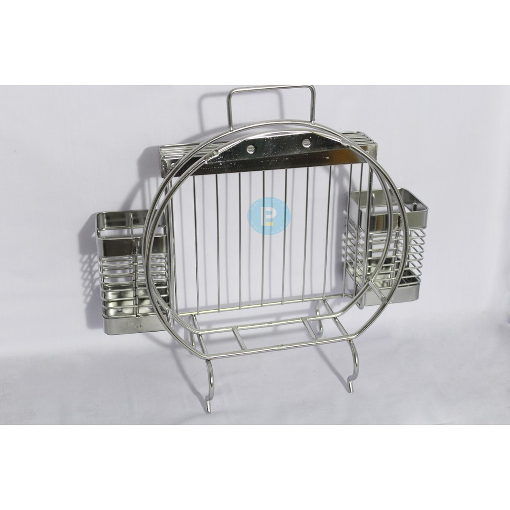 KỆ BẾP ĐA NĂNG INOX 304 - ĐỰNG MUỖNG ĐŨA, VẮT DAO THỚT - KỆ ĐỂ DAO, THỚT