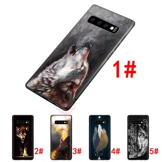Ốp điện thoại mềm in hình chó sói hoạt hình độc đáo cho Samsung Galaxy S7 Edge S8 S9 S10 Plus Note 8 9