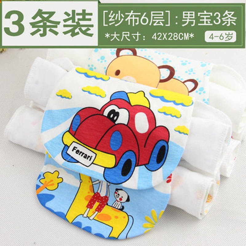 Đệm Cotton Thấm Hút Mồ Hôi Họa Tiết Hoạt Hình Xinh Xắn Dành Cho Bé 0-6 Tuổi