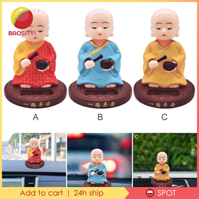 [Baosity 1] Tượng Phật Để Bàn Trang Trí Sử Dụng Năng Lượng Mặt Trời