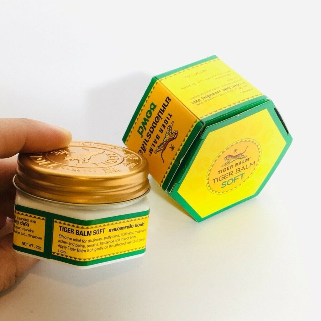 Dầu Cù Là Tiger Balm Soft Thái Lan  - Nội Địa Thái Lan - Có Sẵn - Mùi Hoa Oải Hương