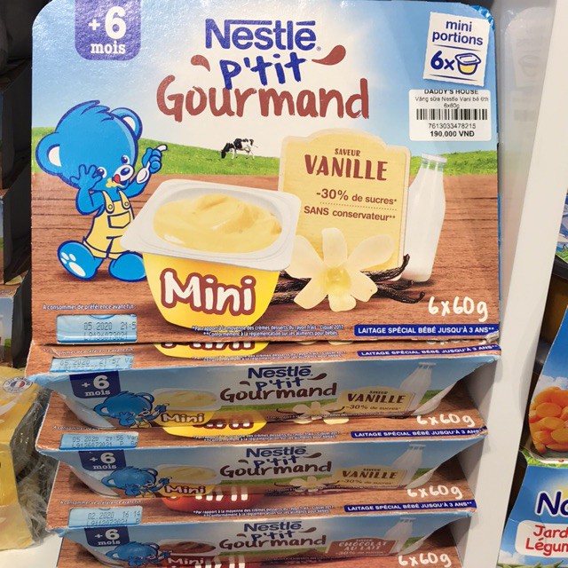 Váng sữa Nestle (vỉ 6 hộp x 60g)