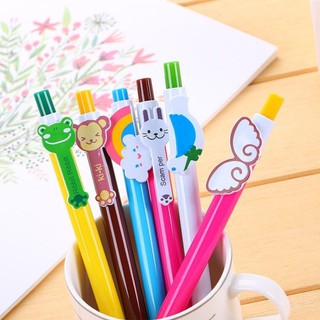 Bút bi bấm nhiều hình dễ thương