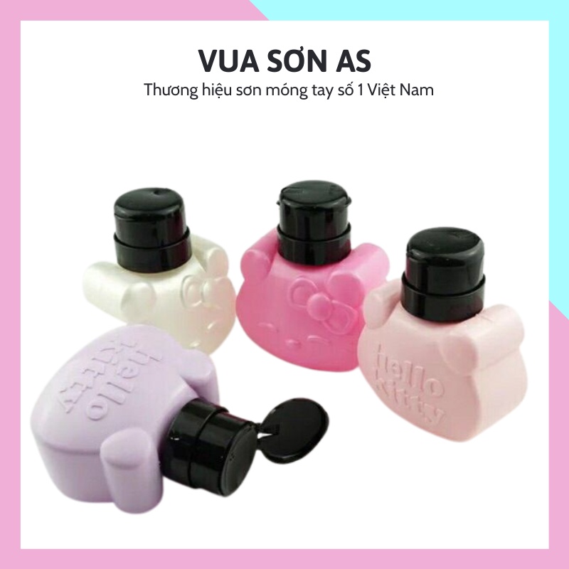 Lọ đựng axetol hình hello kitty phụ kiện nail giá rẻ VUA SƠN AS