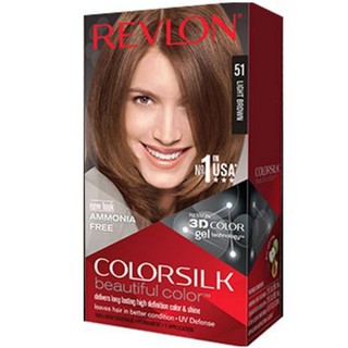 Thuốc Nhuộm Tóc Revlon Colorsilk Số 51 Nâu Sáng Sản Xuất Tại Mỹ 100% Chính Hãng_store.1989