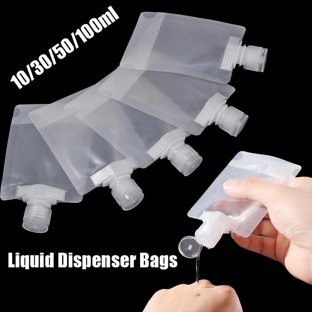 Túi đựng dầu gội/ sữa tắm/ mỹ phẩm dung tích 30/50/100ml tiện dụng khi đi du lịch