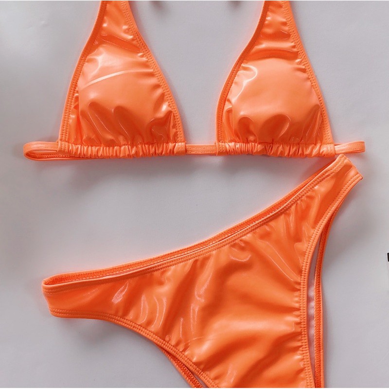 [BKN1152] &lt;ÂU&gt; SET BIKINI CAM DA BÓNG (CẠP CAO)