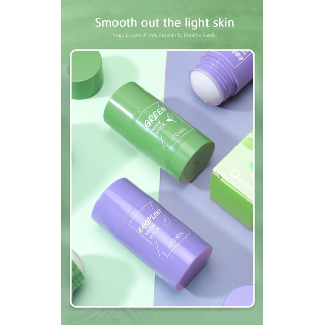 (Hàng Mới Về) Mặt nạ bùn trà xanh dưỡng ẩm kiềm dầu - green mask stick  Ouqianya | BigBuy360 - bigbuy360.vn