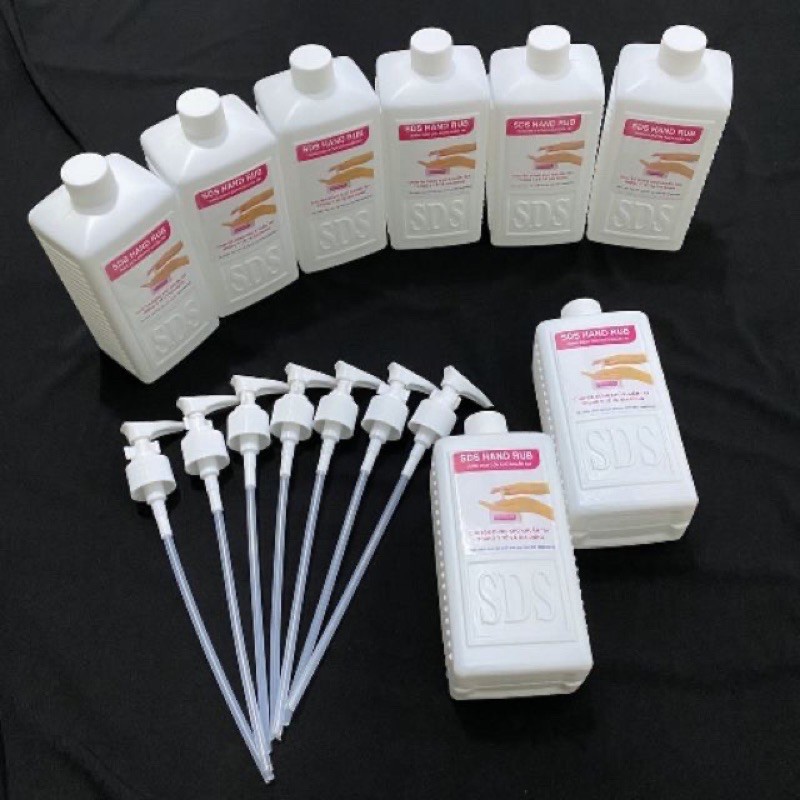 Nước rửa tay khô SDS 1 Lít HAND RUB - Hàng Chính Hãng