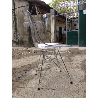 Ghế trong suốt  chân thép E4