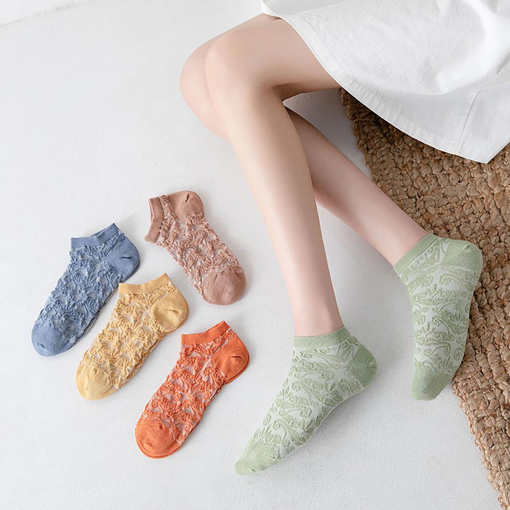 SOMEDAYZL Đôi Vớ HọA TiếT Hoa NhiềU MàU ThờI Trang Cho Nữ