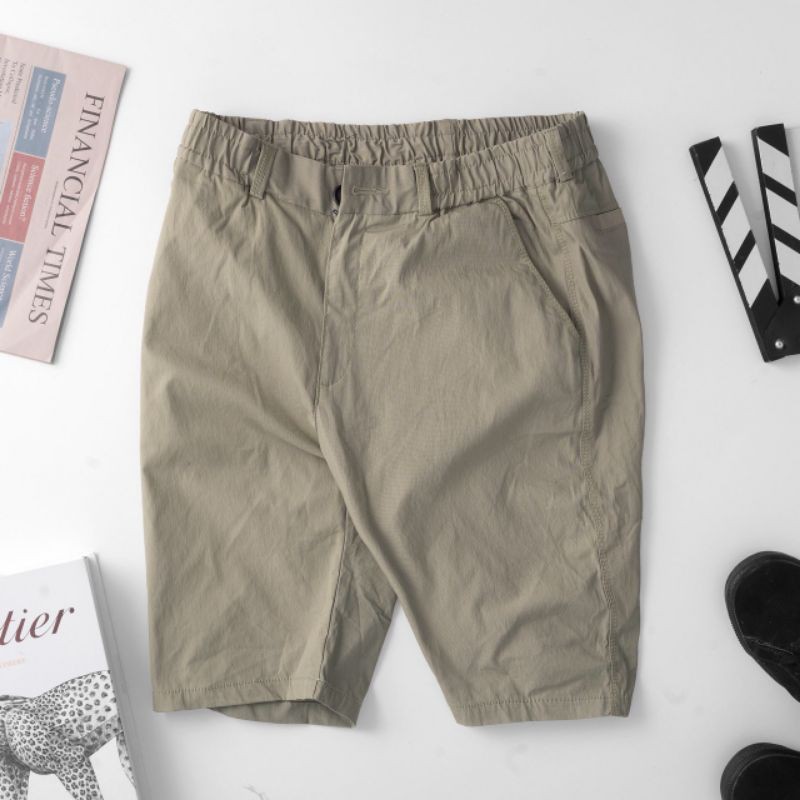 Quần short kaki vãi dũi nam/ short nam vãi dũi/ short nam kaki cao cấp dũi
