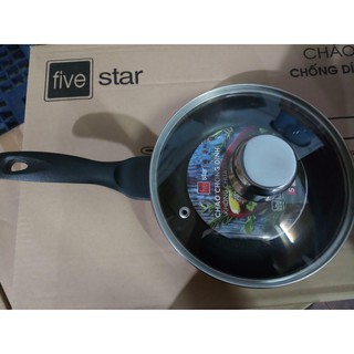 Chảo Fivestar inox chống dính cao cấp 20cm có kèm nắp (sử dụng được trên bếp từ)
