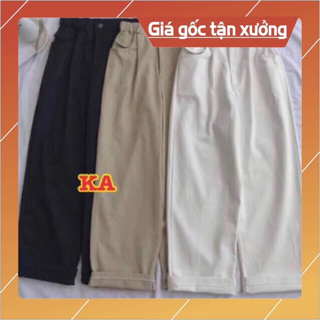 Quần Kaki ống rộng kiểu mới K&A