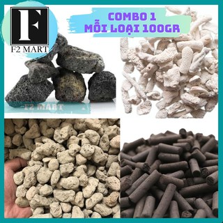 Combo Vật Liệu Lọc Dành Cho Bể Cá, Hồ Cá
