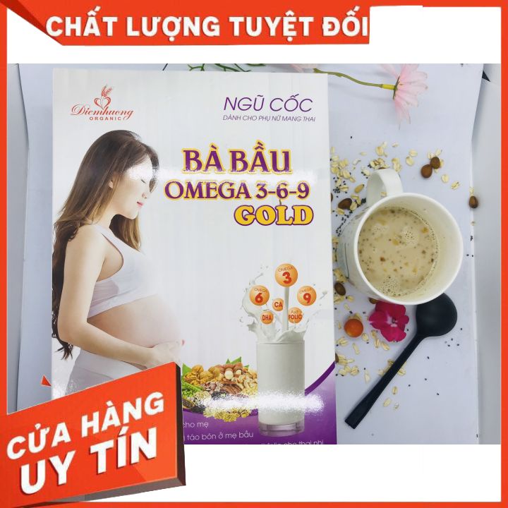 Ngũ Cốc Bà Bầu Omega 369 Gold Diễm Hương- 30 hạt- bổ sung chất dinh dưỡng,chất xơ,chống táo bón -500g