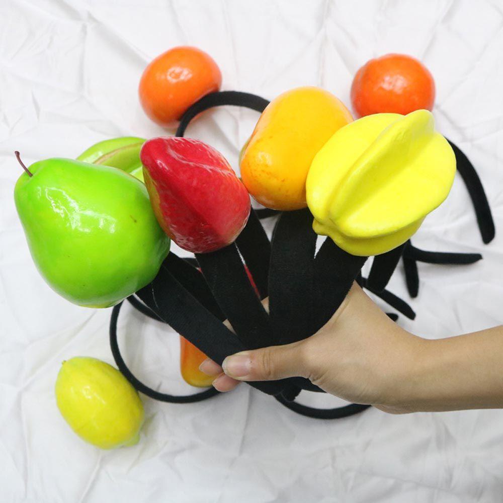 Băng Đô Cài Tóc Chống Trượt Hình Quả Chuối / Chanh Ngộ Nghĩnh Cho Nữ